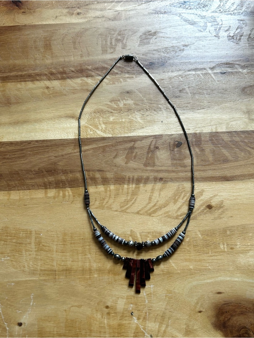 Vintage Stone Beaded Southwest Necklace